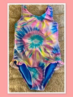 Breaking Waves Girls’ Swimsuit ~ Size 4